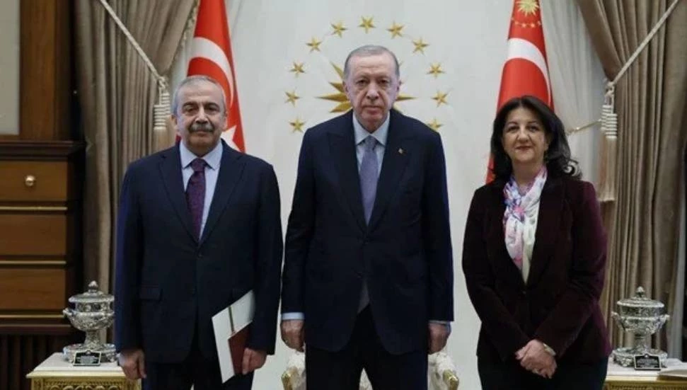 Ankara'da önemli görüşme: Erdoğan, DEM Parti heyetini kabul etti